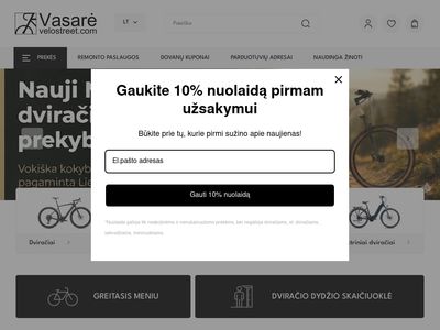 Dviračių Parduotuvė – Dviračiai Internetu – Velostreet.com