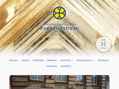 Apie mus – Astromineralogijos Centras PARS FORTUNAE