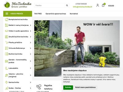 Buitinė technika | Televizoriai | Garso aparatūra – internetu |
