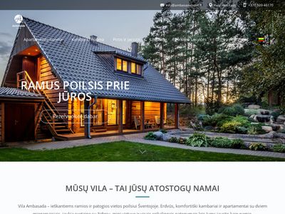 Vila Ambasada – apartamentų nuoma Šventojoje | Ramus poilsis prie j