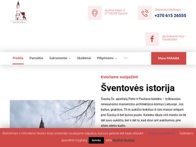 Pradžia – Šiaulių Katedra  siauliukatedra.lt