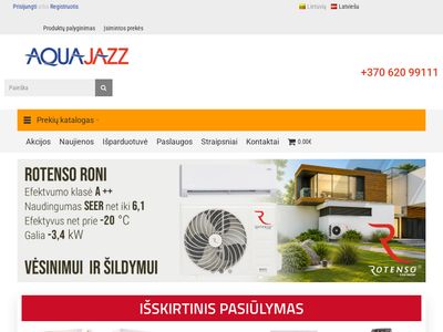 Šildymo įranga ir santechnika | AQUA JAZZ  www.e-aquajazz.lt