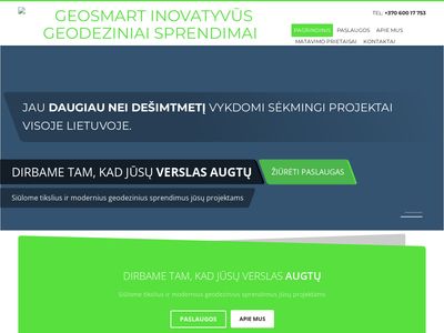 Geodeziniai sprendimai, kadastriniai matavimai, kitos paslaugos