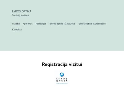LYROS OPTIKA – mes dirbame Jūsų gerovei – Šiauliai |