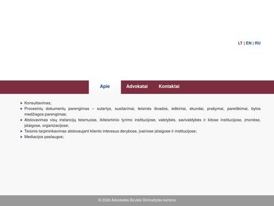 Advokatų kontora › Apie  advokatucentras.lt