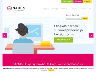Laiškai ir siuntos | SAMUS  www.samus.lt