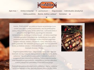 Saldita | RANKŲ DARBO ŠOKOLADINIAI GAMINIAI  saldita.lt