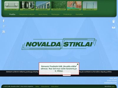 Novalda — stiklo darbų ekspertai | Stiklas ir stiklo gaminiai