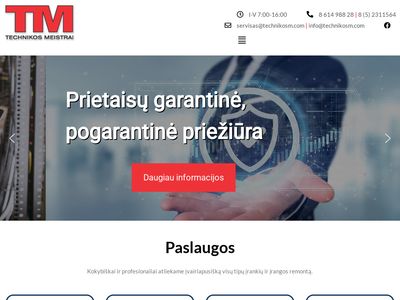 Technikos meistrai
www.technikosm.com