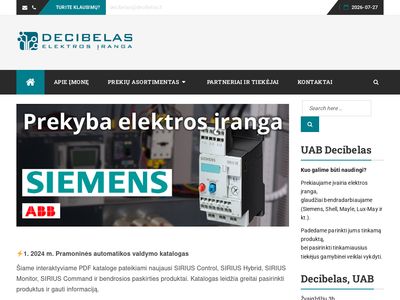 – Decibelas  www.decibelas.eu