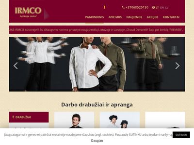 Darbo drabužiai ir apranga – IRMCO  irmco.lt