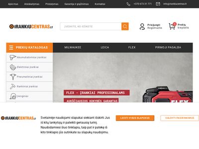 Įrankių centras internete – visi įrankiai vienoje vietoje |