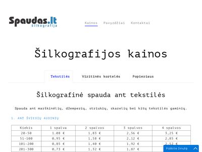 Šilkografija Vilnius  spaudas.lt