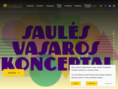 Koncertų salė „SAULĖ“ | Vieta, kur idėja sutinka savo žiūrov