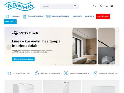 Vėdinimo, vėsinimo, oro kondicionavimo įranga | www.komfortas.lt |