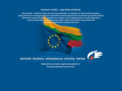 Lietuvos Pacientų Organizacijų Atstovų Taryba – Pradinis