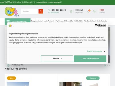 www.pege.lt – parduotuvė internete – pege.lt  pege.lt