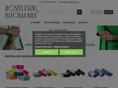 KONTROLINĖS RENGINIŲ APYRANKĖS / JUOSTELĖS – Juostelės Tau