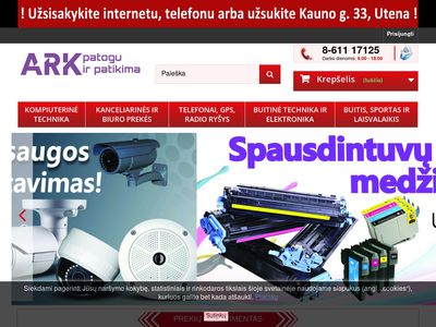 Kompiuterių parduotuvė, kompiuterių remontas Utenoje – arkprekyba.