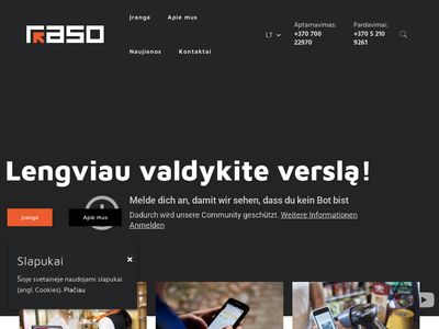 RASO.lt – Parduotuvių įranga ir prekybos sprendimai įmonėms