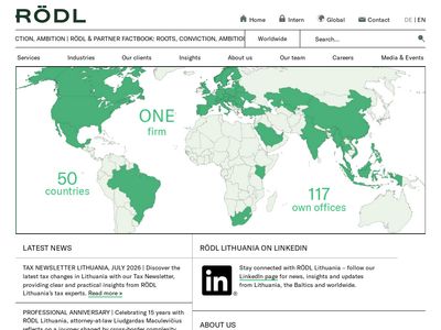 Welcome to Rödl & Partner in Lithuania | R&ouml;dl &