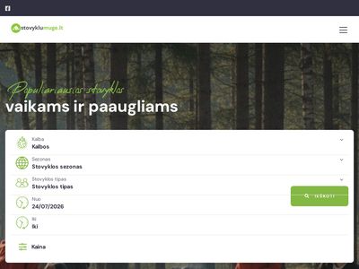 Stovyklos vaikams ir šeimai visus metus | Stovyklumuge.lt