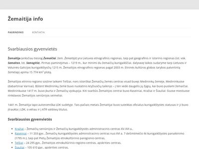 Žemaitija info  info.gorex.lt