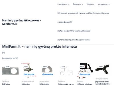Prekės naminių gyvūnų ukiams – girdymo ir šėrymo priemonės pauk