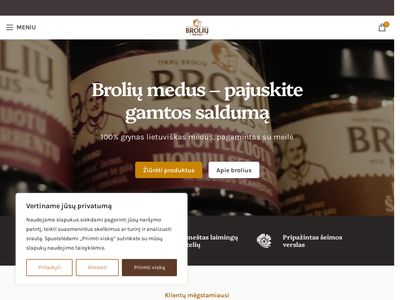 www.broliumedus.lt