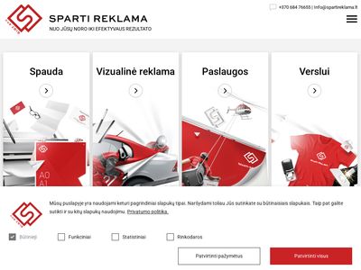 Reklamos Gamyba | Sparti Reklama  www.spartireklama.lt
