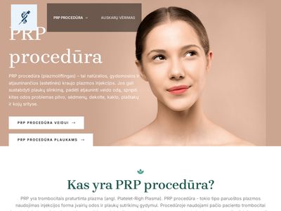 PRP Procedūra | PRP Terapija KAUNE | Kaina | PRP-Procedura.lt