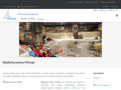 Baidarių Nuoma Vilniuje | Plaukimas Baidarėmis | Vilniaus-Baidares.