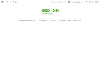 Daiktų saugyklos, daiktų saugojimo paslaugos Kaune – Boxinn.lt