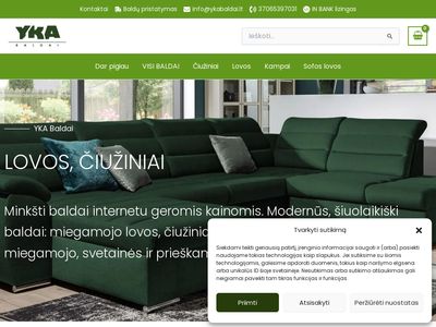 Baldai internetu gera kaina – ykabaldai.lt  ykabaldai.lt