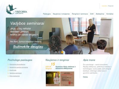 Psichologija – Viktorija Gončarova  www.psichologija.net