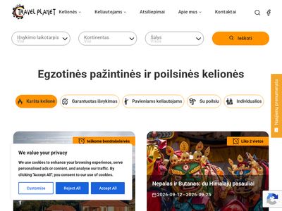 Egzotinės kelionės | Travel Planet  travelplanet.lt