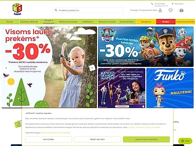 Žaislai internetu vaikams – xszaislai.lt  www.xszaislai.lt