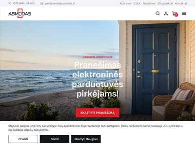 Lauko durys | Šarvo durys – Asmodas  www.asmodas.lt