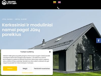 Oskaro Statyba – Statybų Paslaugos Kaune  oskarostatyba.lt
