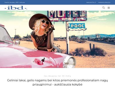 Manikiūro priemonės profesionalams – IBD  www.ibd.lt