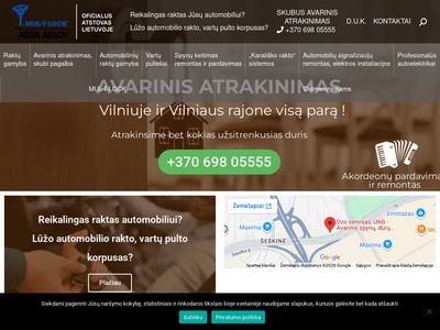 Avarinis spynų, durų, seifų, automobilių atrakinimas Vilniuje