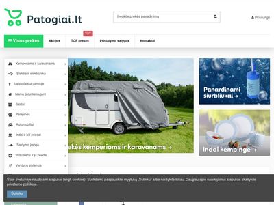 Laisvalaikio prekės pigiau | Patogiai.lt  www.patogiai.lt