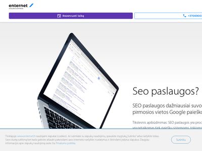 SEO paslaugos – kaina nuo 175 € | EnterNet.lt  enternet.lt