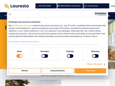 Lauresta: roletai, žaliuzės, tinkleliai nuo uodų, markizės,