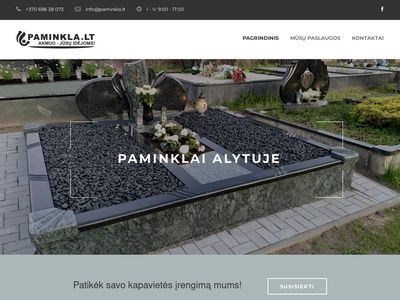 Paminklai Alytuje – Paminkla | Gaminiai iš granito ir marmuro Alytuje