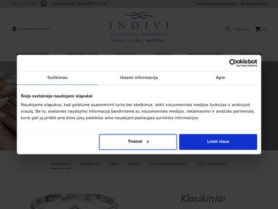 Žiedai ir papuo&scaron;alai su deimantais – indivi.lt
