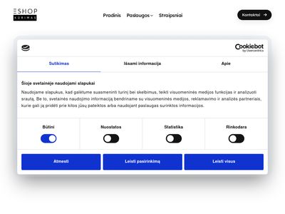 Internetinių parduotuvių kūrimas  e-shopkurimas.lt