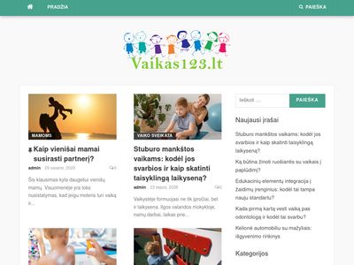 Mano blog – Just another WordPress site  vaikas123.lt