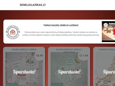 Tikras Kalėdų senelio laiškas – Seneliolaiskas.lt