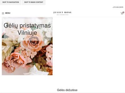 Gėlių pristatymas Vilniuje | Užsisakykite gėles į namus | Juliet